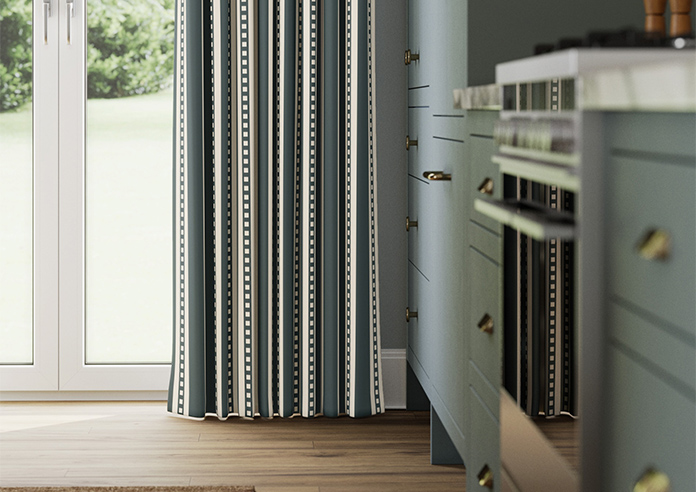 The British Stripe Co. Edgar, Teignbridge No.1 - Made to Measure Curtains - Image 5